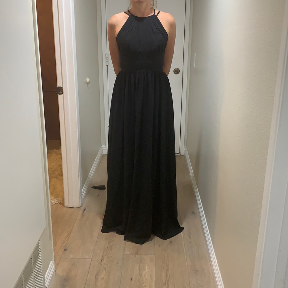 Long elegant black dress